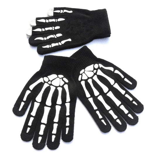 Glow In The Dark Skeleton Gloves